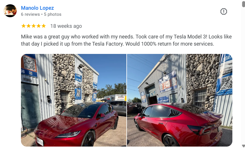 Google Review Screenshot 2